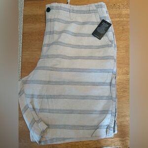 Lucky Brand Men's Beige Striped Shorts